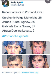 Antifa Mugshots